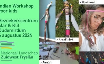 Indian workshop voor kids bij Bezoekerscentrum Mar & Klif